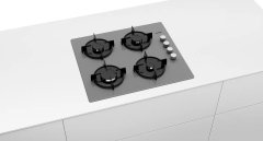 Siemens iQ100 Gazlı Ocak 60 cm sert cam, titanyum EO6C8PO00O