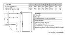 Siemens iQ300 Alttan Donduruculu Buzdolabı 193 x 70 cm Kolay temizlenebilir Inox KG56NVIF0N