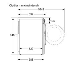 Siemens iQ300 Çamaşır Makinesi 10 kg 1200 dev./dak. WG52A2X0TR