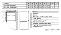 Siemens iQ500 Alttan Donduruculu Buzdolabı 186 x 86 cm Beyaz KG86NDWF0N