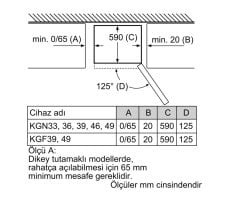 Siemens iQ100 Alttan Donduruculu Buzdolabı 186 x 60 cm Inox görünümlü KG36NNLE0N