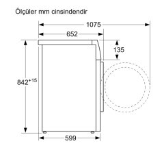 Siemens iQ500 Isı Pompalı Kurutma Makinesi 9 kg WT7WH460TR