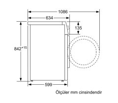 Siemens iQ500 Isı Pompalı Kurutma Makinesi 8 kg WT45W410TR