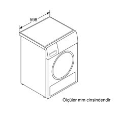 Siemens iQ500 Isı Pompalı Kurutma Makinesi 8 kg WT45W410TR