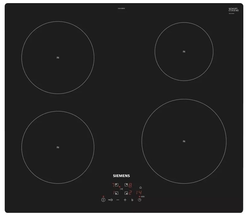 Siemens iQ100 İndüksiyonlu Ocak 60 cm siyah EU611BEB1E