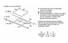Siemens iQ100 İndüksiyonlu Ocak 60 cm siyah EU611BEB1E