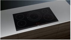 Siemens iQ300 İndüksiyonlu Ocak 90 cm siyah EH975LVC1E