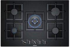 Siemens iQ500 Gazlı Ocak 75 cm sert cam, siyah EP7A6QB20