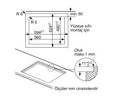 Siemens iQ500 Gazlı Ocak 60 cm sert cam, siyah EP6A6HB20