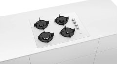 Siemens iQ100 Gazlı Ocak 67 cm sert cam, beyaz EO7C2PO10O