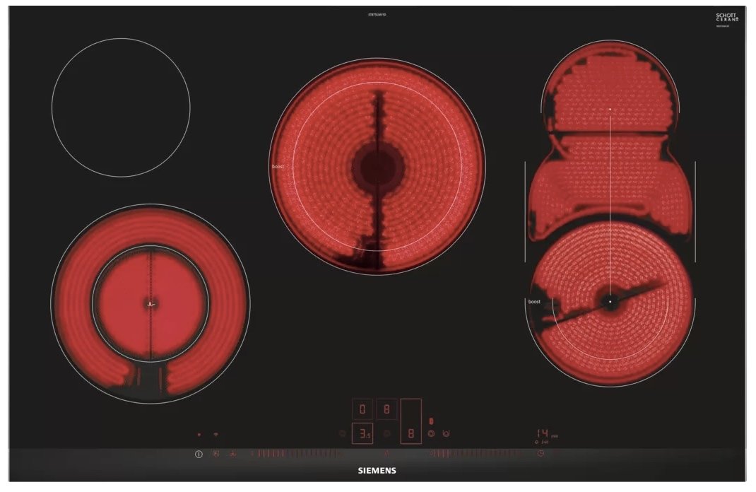 Siemens iQ500 Elektrikli Ocak 80 cm siyah ET875LMV1D