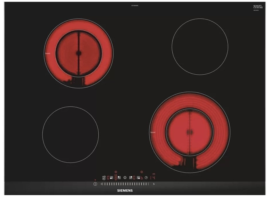 Siemens iQ300 Elektrikli Ocak 70 cm siyah ET775FGP1E