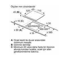 Siemens iQ300 Elektrikli Ocak 70 cm siyah ET775FGP1E
