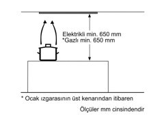 Siemens iQ300 Gömme Aspiratör 53 cm gümüş metalik LB55565