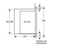 Siemens iQ500 Ankastre Mikrodalga Genişlik 60 cm BF525LMS0