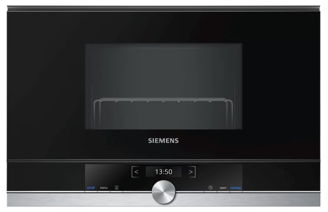 Siemens iQ700 Ankastre Mikrodalga Genişlik 60 cm, paslanmaz çelik BE634LGS1