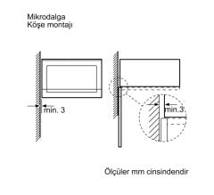 Siemens iQ500 Ankastre Mikrodalga 59.4 x 38.2 cm BE555LMS0
